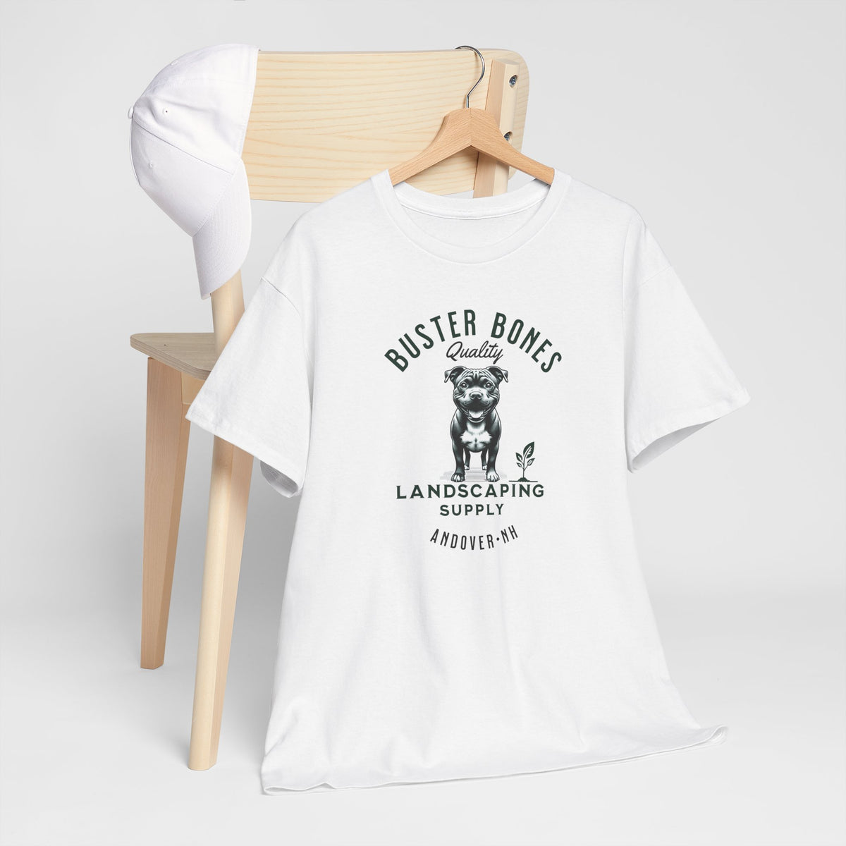 BUSTER BONES Pittie Landscaping Tee