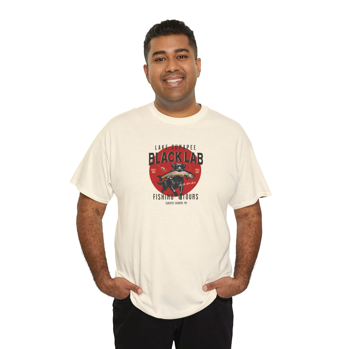 BLACK LAB LAKE SUNAPEE FISHING Tee