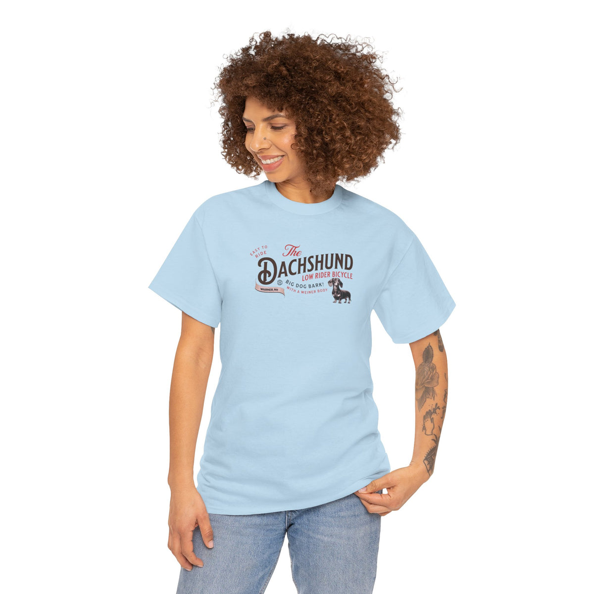 THE DACHSHUND Low Rider Bicycle Tee