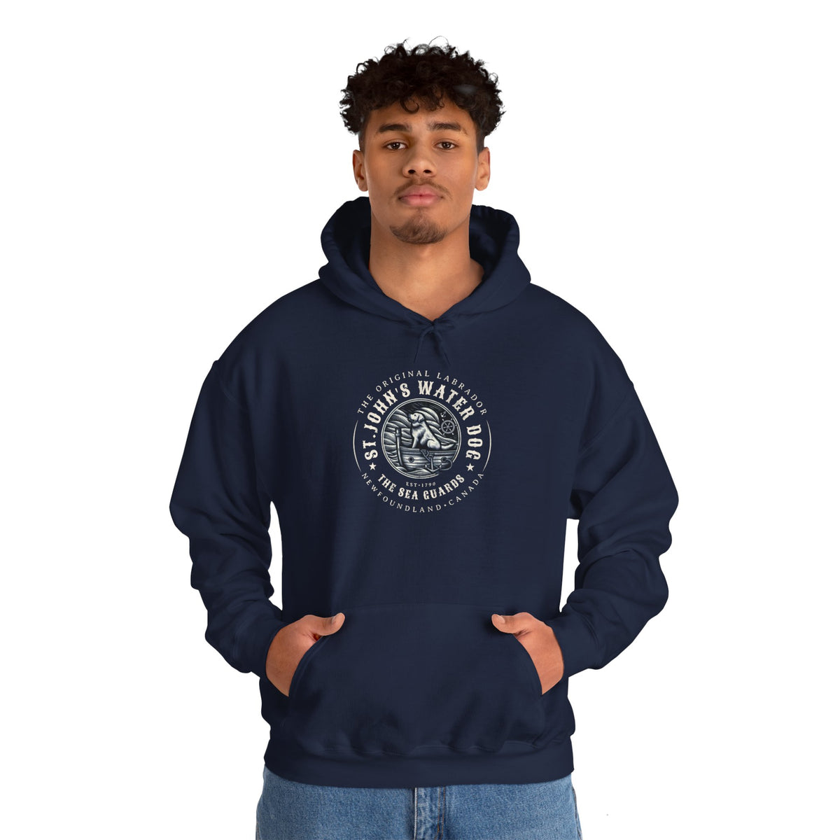 ST. JOHN'S WATER DOG Unisex Heavy Blend Hooded Sweatshirt