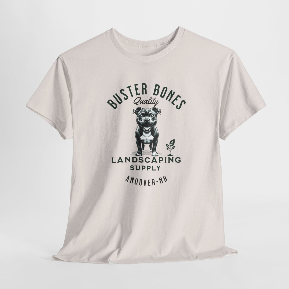 BUSTER BONES Pittie Landscaping Tee