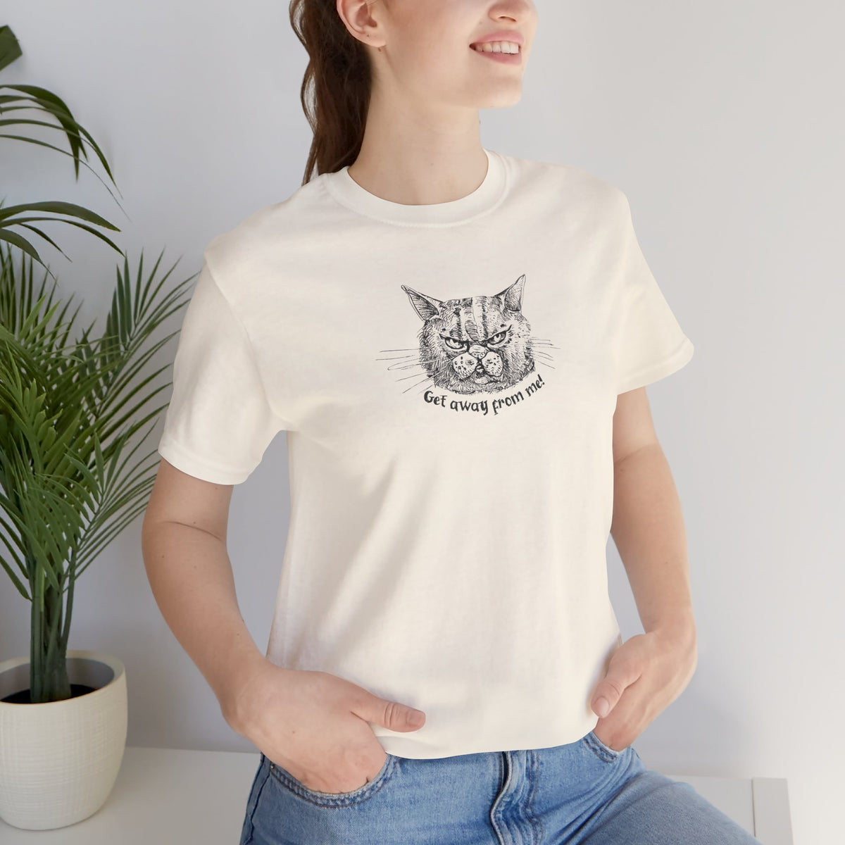 Get Away From Me Cat Tee