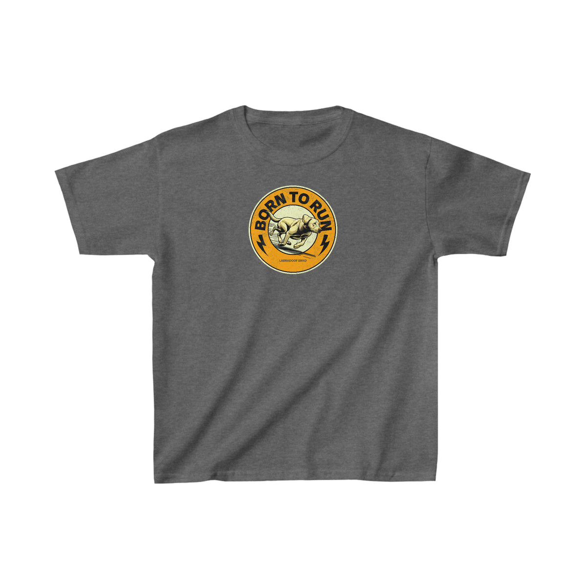 BORN TO RUN Kids Heavy Cotton Tee