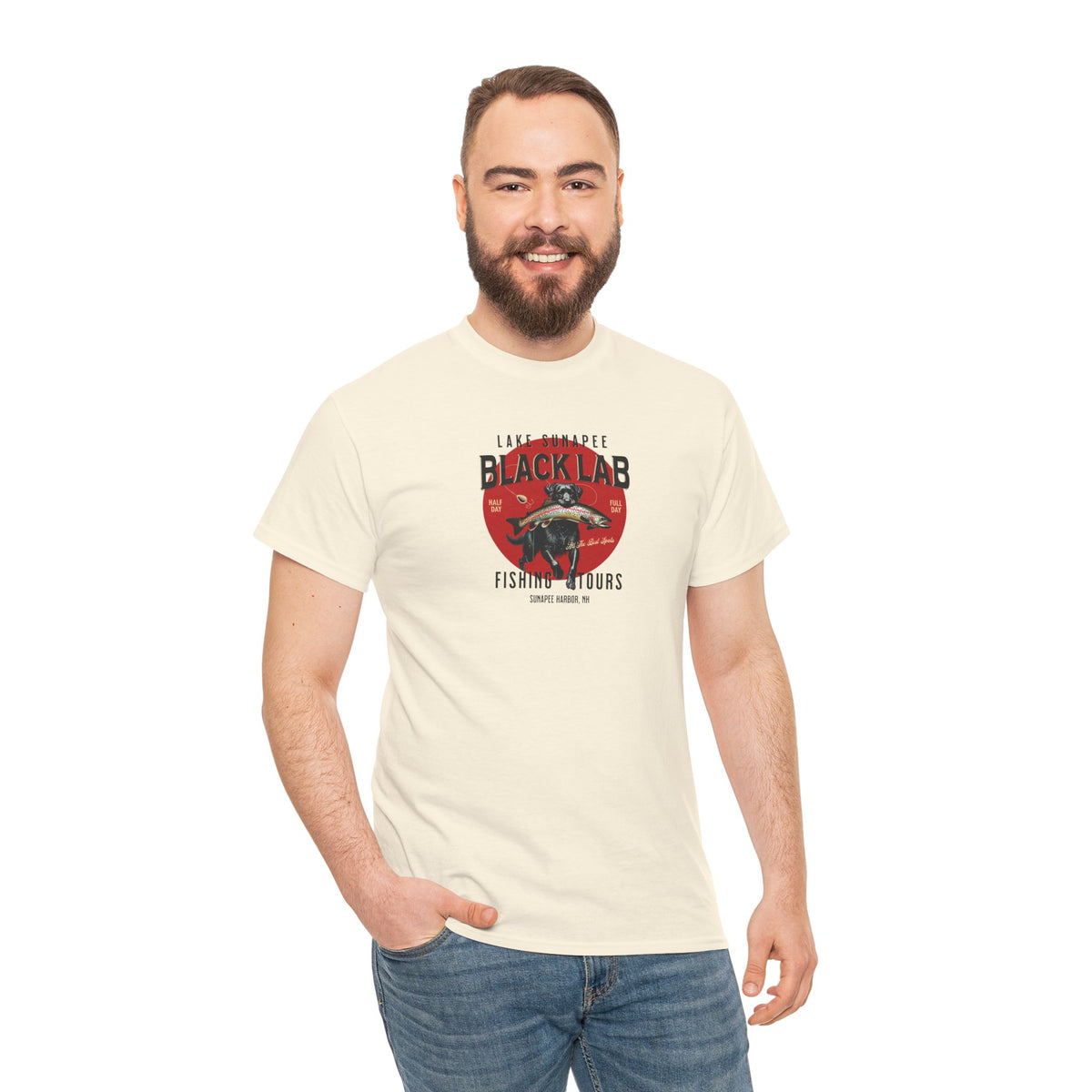 BLACK LAB LAKE SUNAPEE FISHING Tee