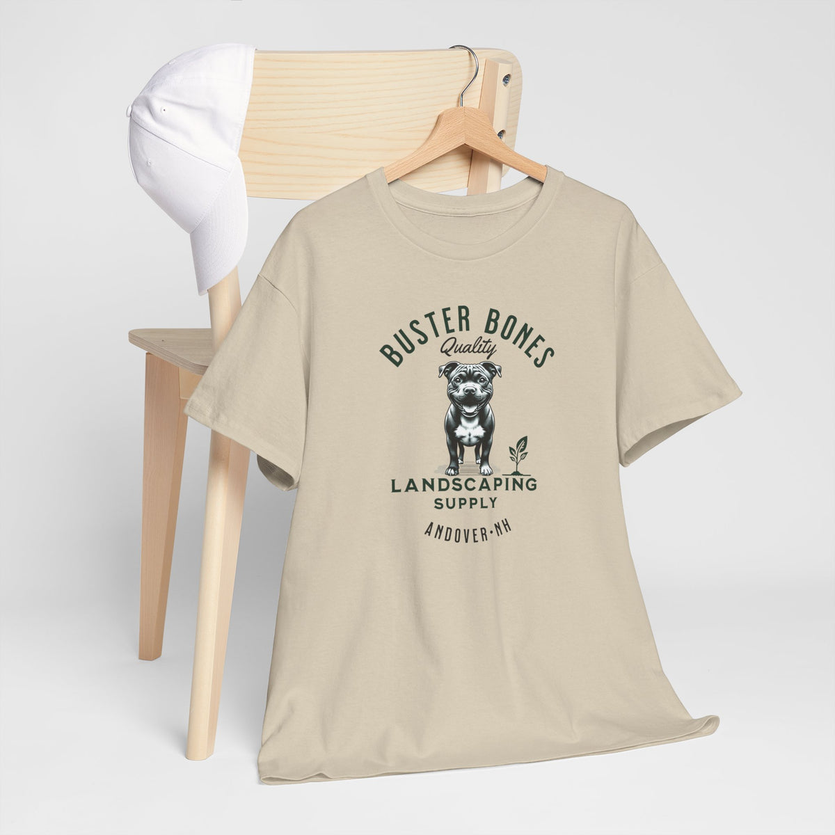 BUSTER BONES Pittie Landscaping Tee