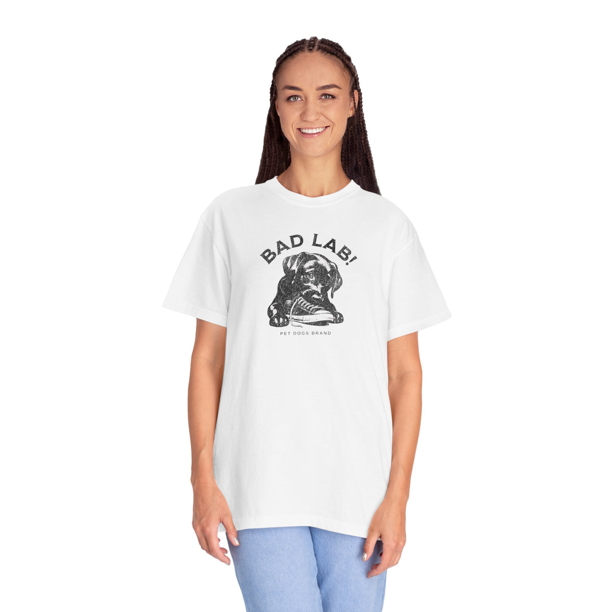 "Bad Lab!" Tee with shoe