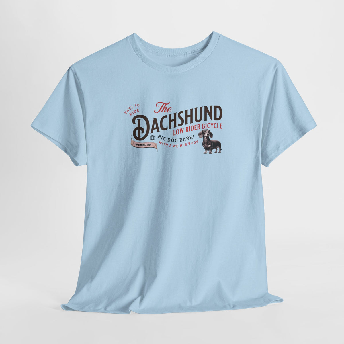 THE DACHSHUND Low Rider Bicycle Tee