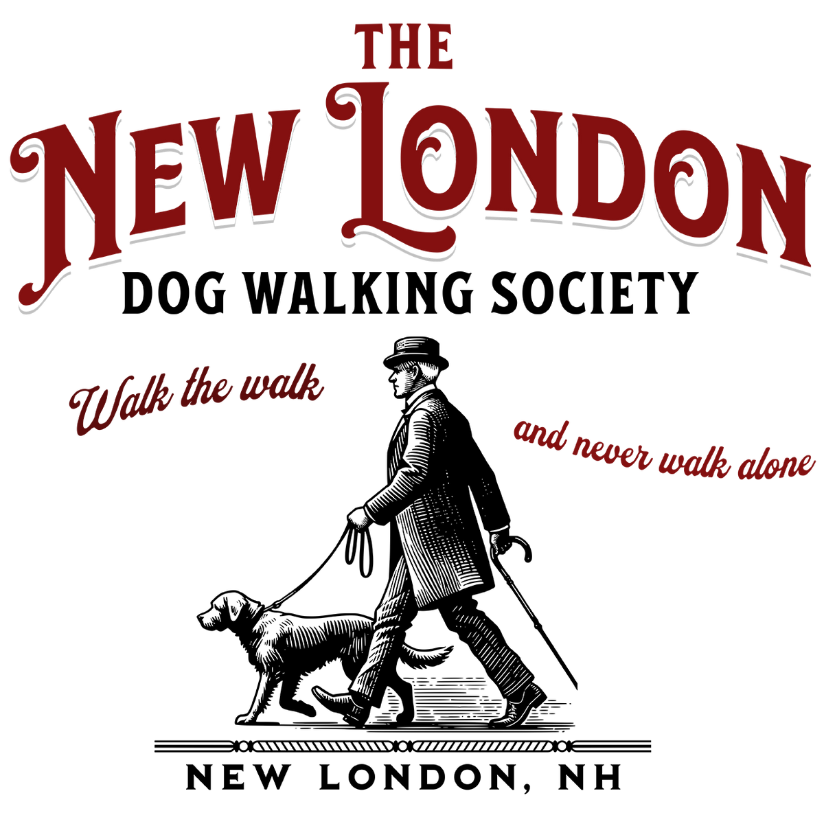 NEW LONDON DOG WALKING SOCIETY Tee