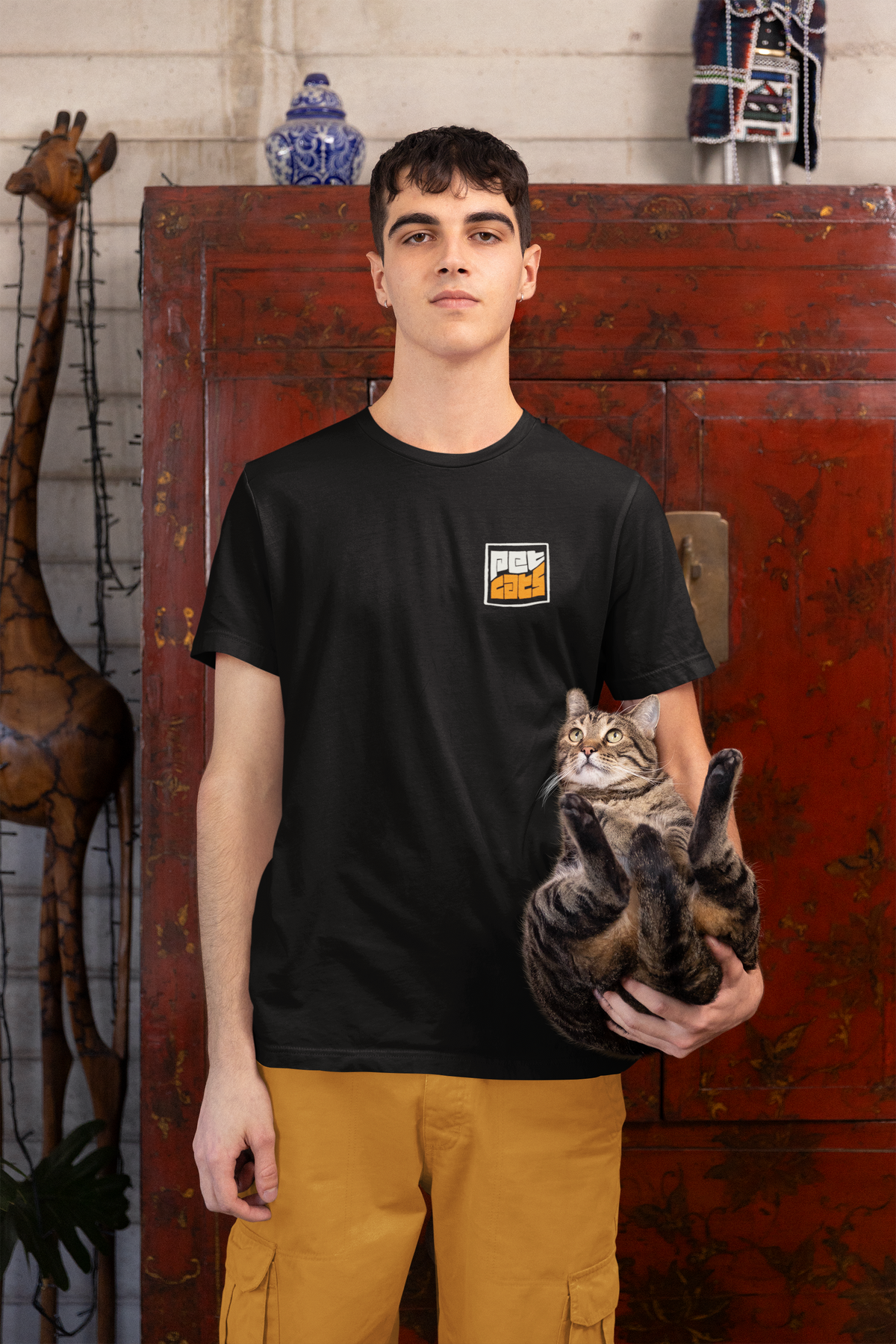 PET CATS Bicolor Logo Tee