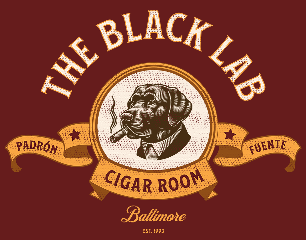The Black Lab Cigar Room  Tee