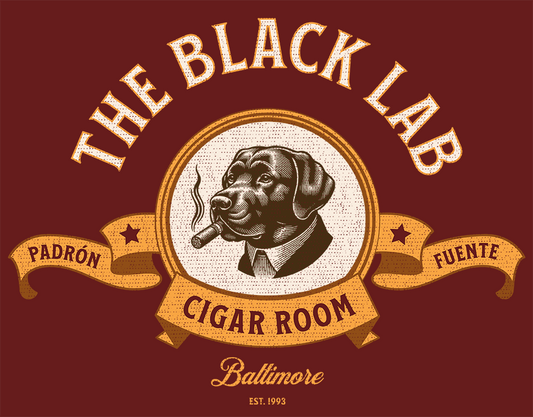 The Black Lab Cigar Room  Tee