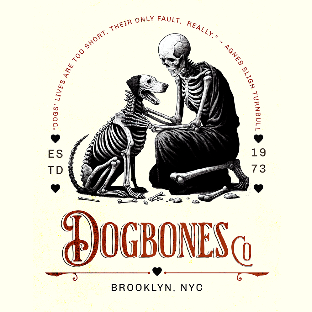 DOGBONES Logo with Turnbull Quote Unisex Heavy Cotton Tee