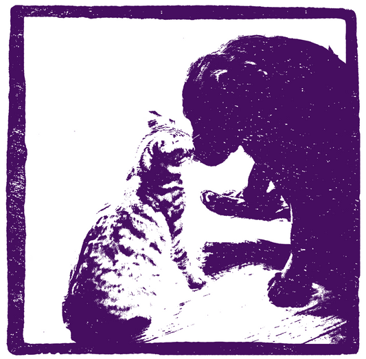 Women's Cat Loves Dog Tee